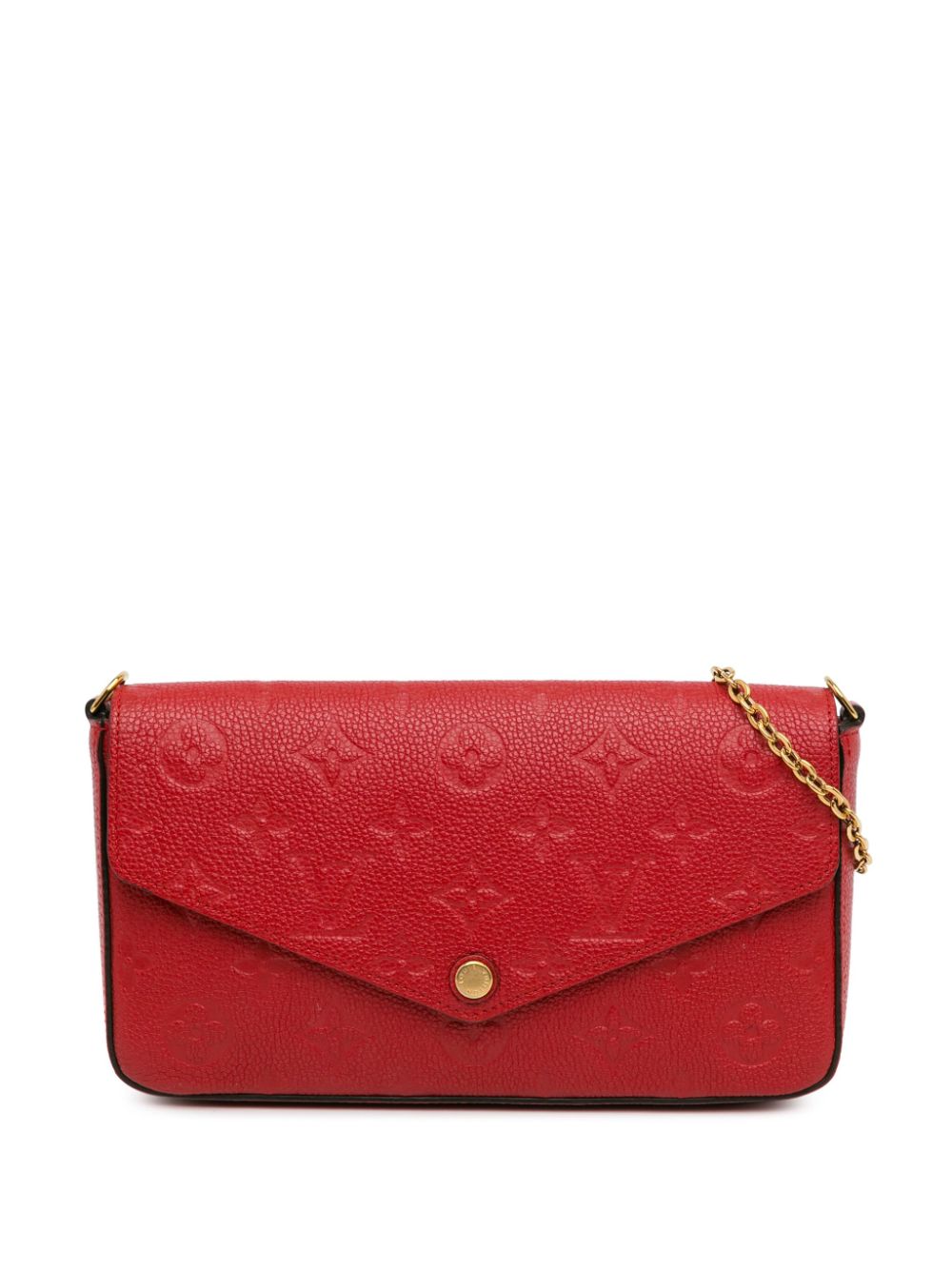 Louis Vuitton Pre-Owned 2017 Monogram Empreinte Pochette Felicie crossbody bag - Red von Louis Vuitton Pre-Owned