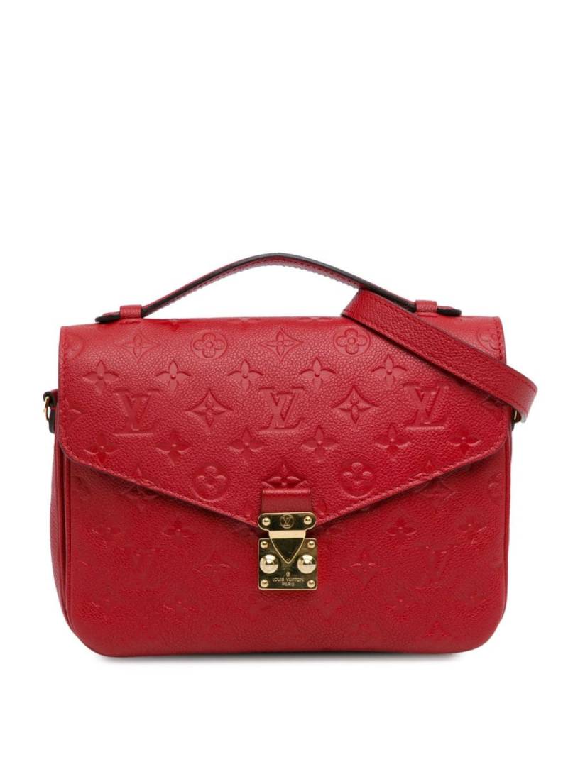 Louis Vuitton Pre-Owned 2017 Monogram Empreinte Pochette Metis satchel - Red von Louis Vuitton Pre-Owned