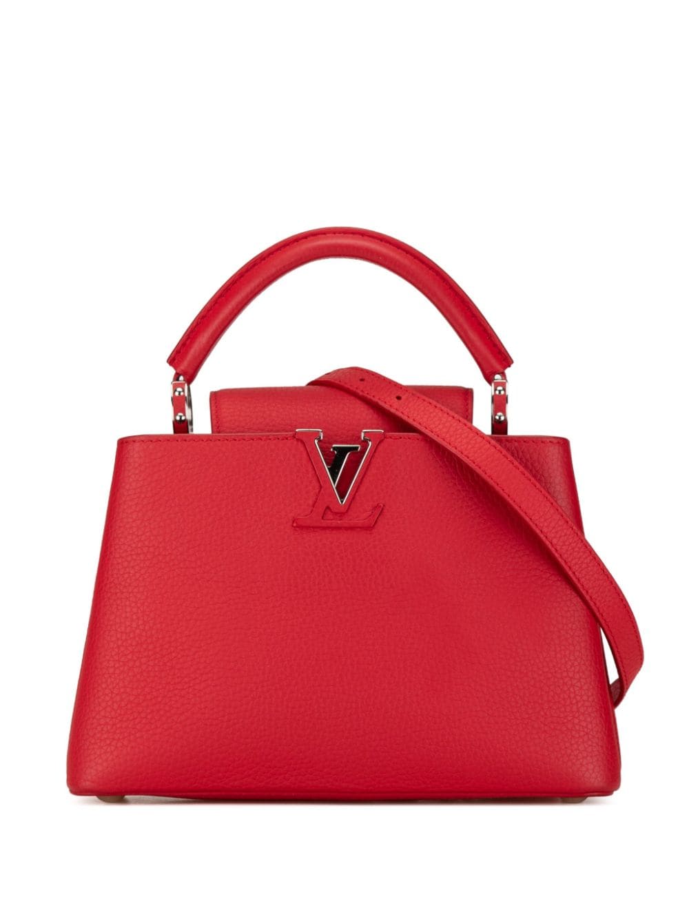 Louis Vuitton Pre-Owned 2017 Taurillon Capucines PM satchel - Red von Louis Vuitton Pre-Owned