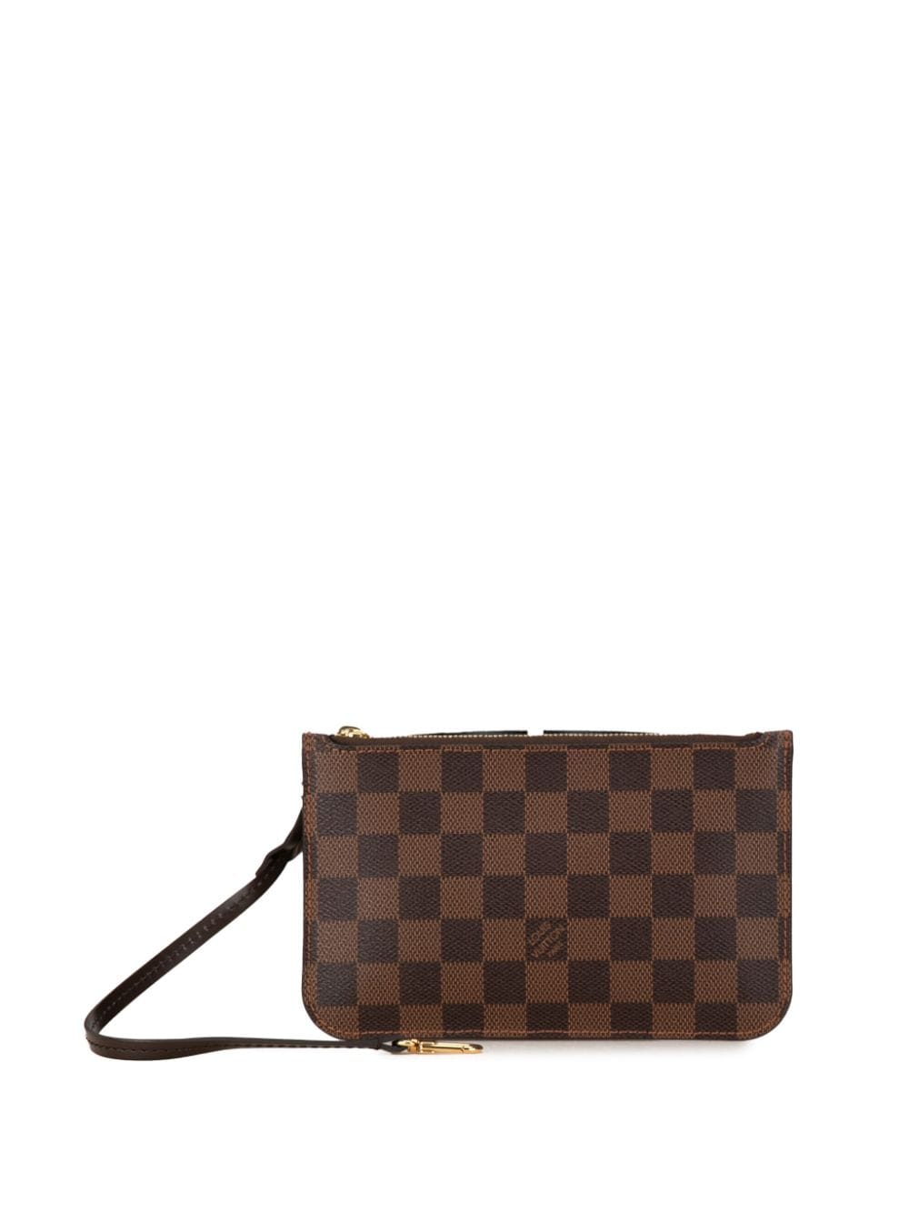 Louis Vuitton Pre-Owned 2018 Damier Ebene Neverfull Pochette pouch - Brown von Louis Vuitton Pre-Owned