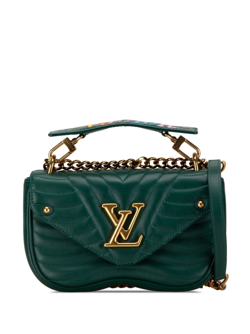 Louis Vuitton Pre-Owned 2018 New Wave Chain Bag PM satchel - Green von Louis Vuitton Pre-Owned