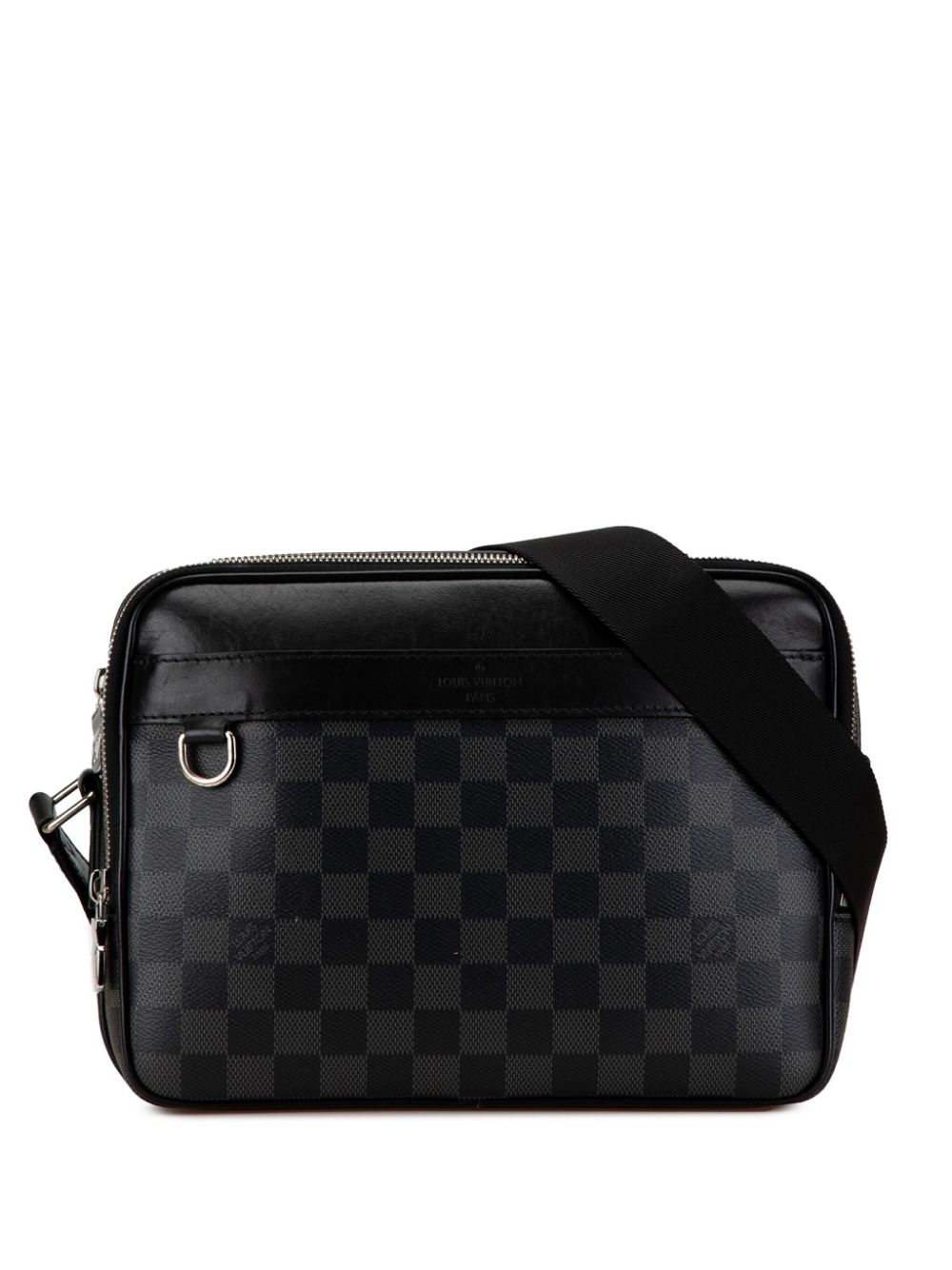 Louis Vuitton Pre-Owned 2019 Damier Graphite Trocadero MM crossbody bag - Black von Louis Vuitton Pre-Owned