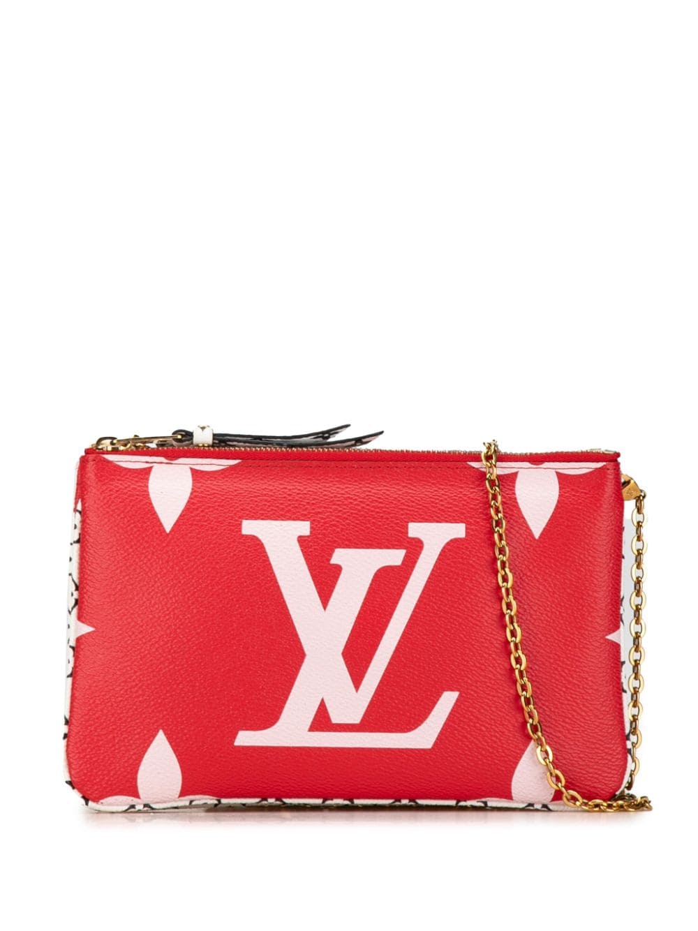 Louis Vuitton Pre-Owned 2019 Limited Edition Monogram Giant Double Zip Pochette crossbody bag - Pink von Louis Vuitton Pre-Owned