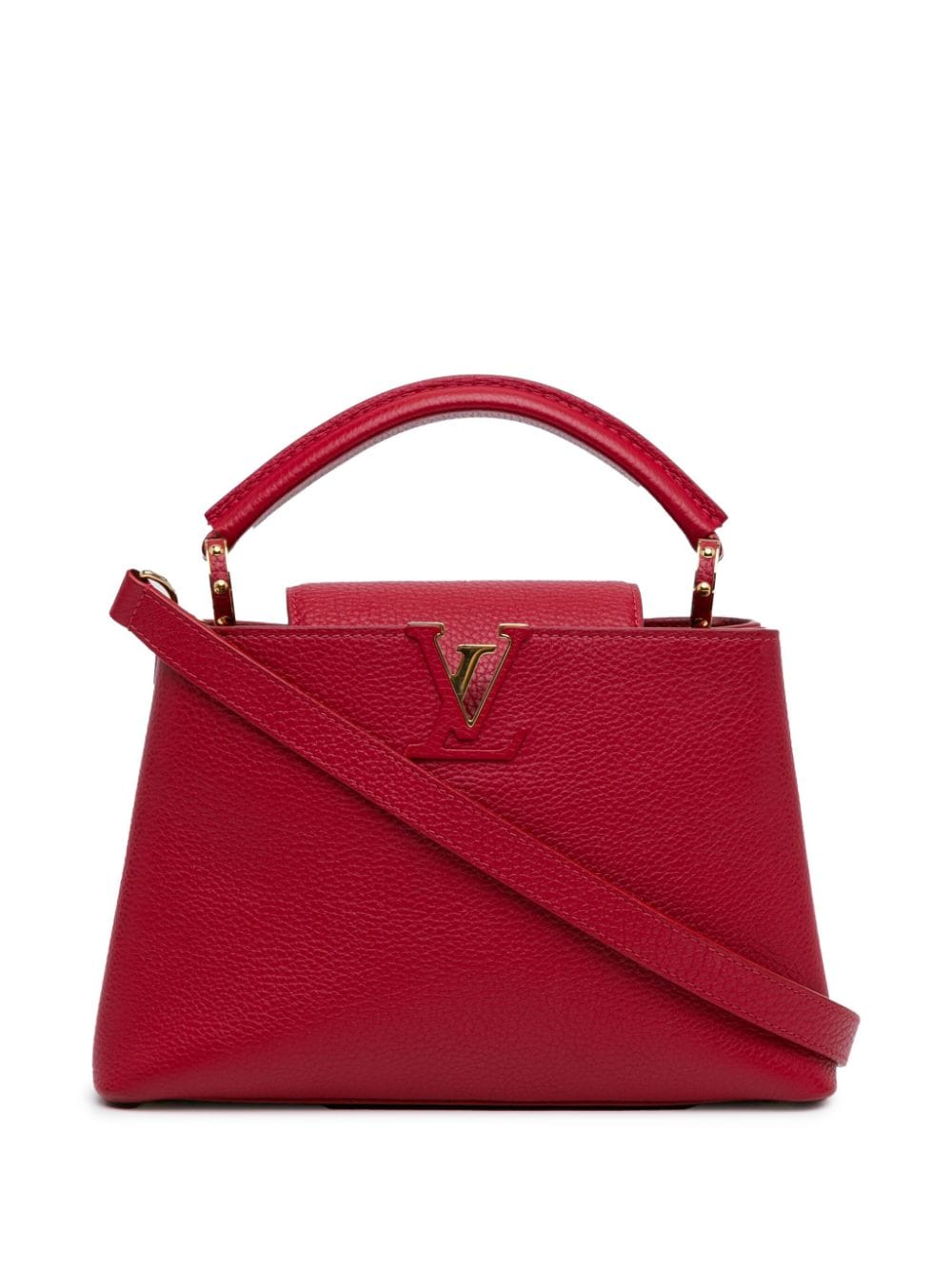 Louis Vuitton Pre-Owned 2019 Taurillon Capucines BB satchel - Red von Louis Vuitton Pre-Owned