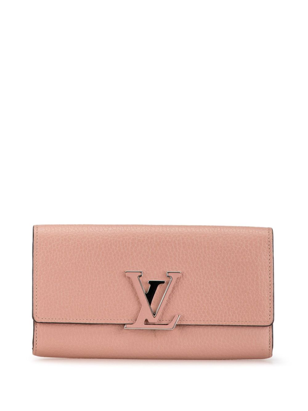 Louis Vuitton Pre-Owned 2019 Taurillon Capucines Wallet long wallets - Pink von Louis Vuitton Pre-Owned