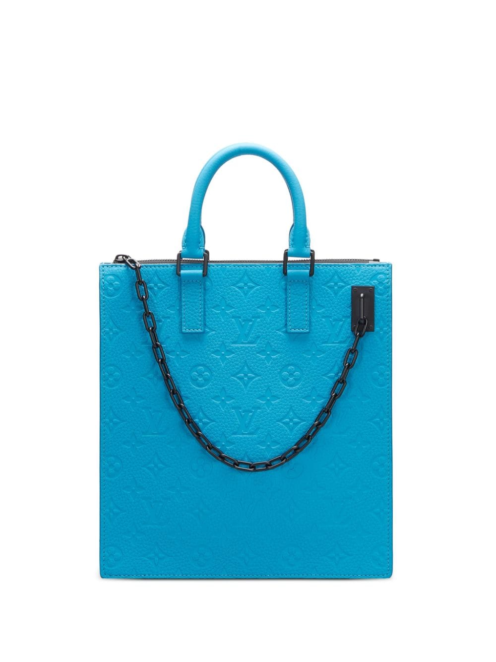 Louis Vuitton Pre-Owned 2019 pre-owned Monogram Taurillon Sac Plat tote bag - Blue von Louis Vuitton Pre-Owned