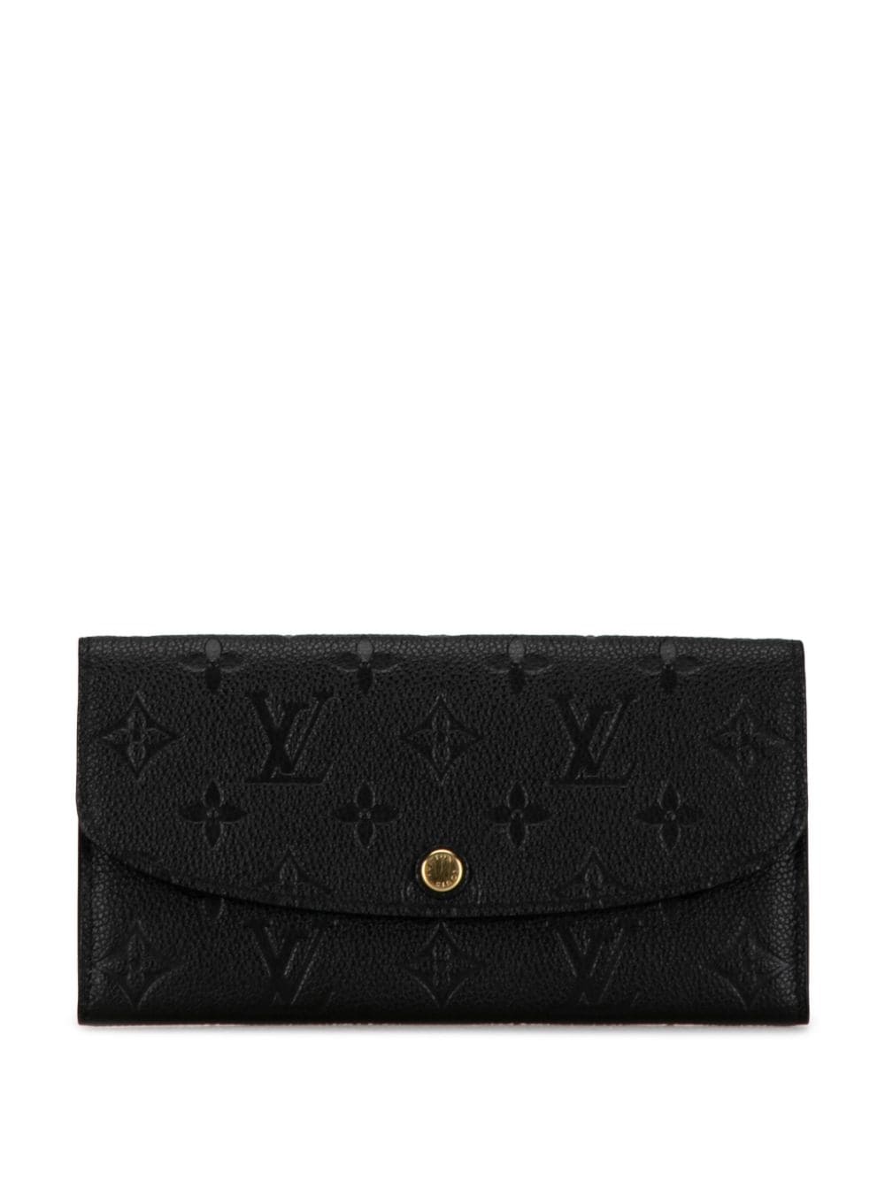 Louis Vuitton Pre-Owned 2020 Monogram Empreinte Emilie Wallet long wallets - Black von Louis Vuitton Pre-Owned