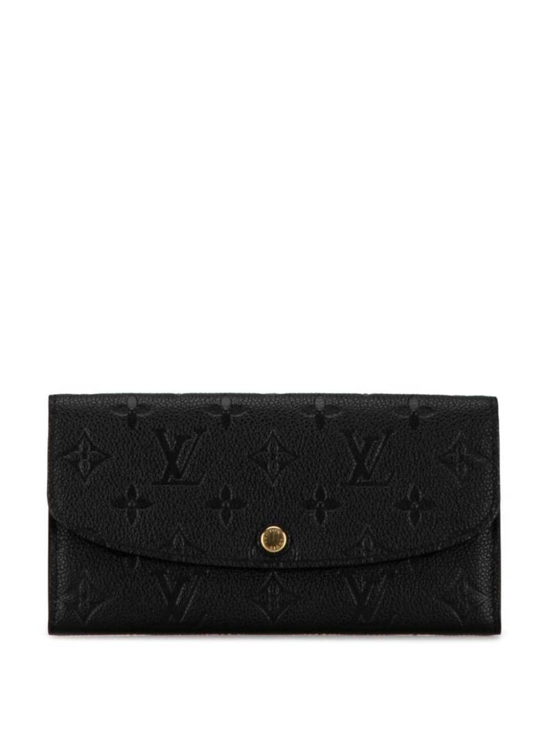 Louis Vuitton Pre-Owned 2020 Monogram Empreinte Emilie Wallet long wallets - Black von Louis Vuitton Pre-Owned