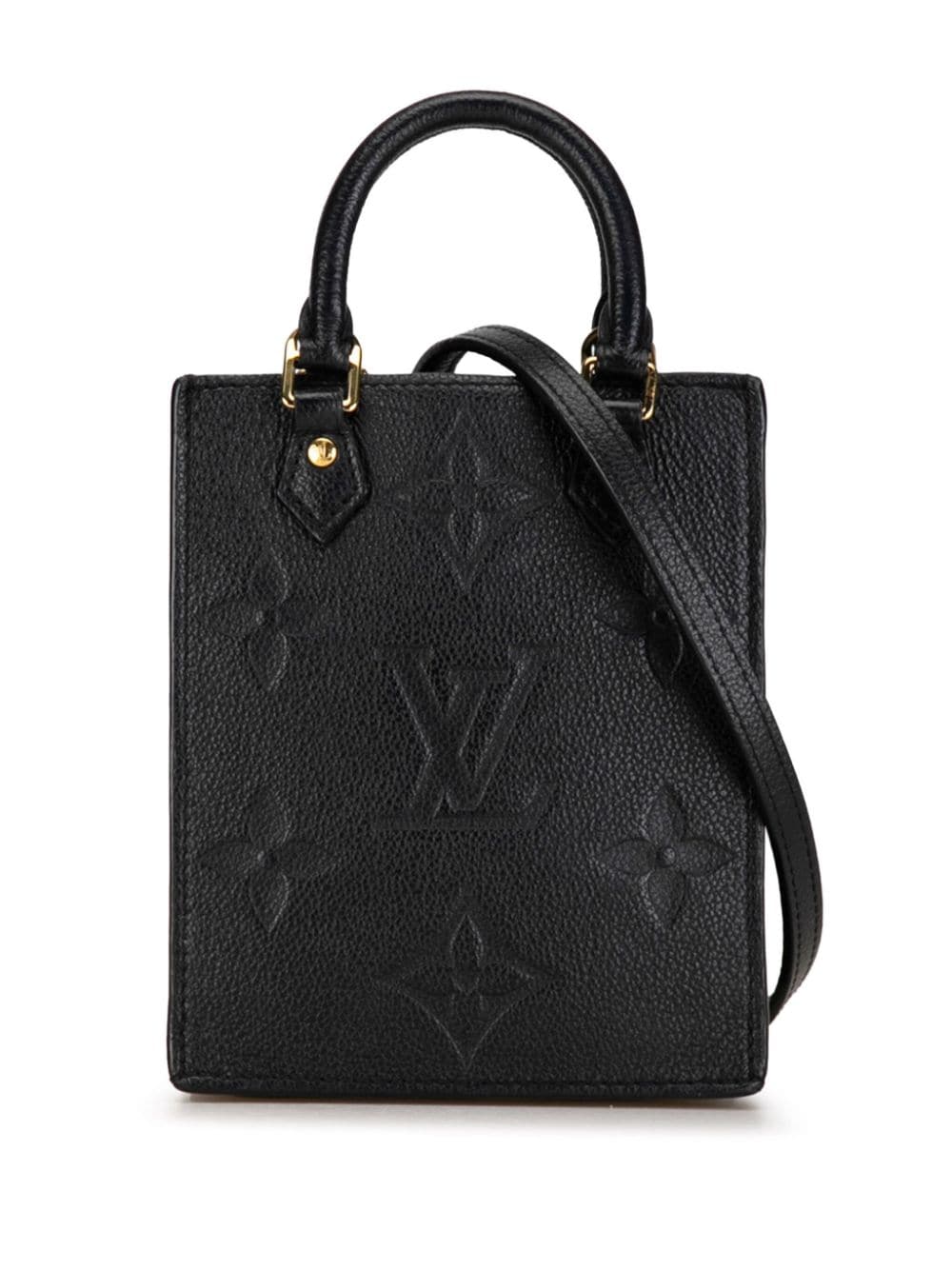 Louis Vuitton Pre-Owned 2020 Monogram Empreinte Petit Sac Plat satchel - Black von Louis Vuitton Pre-Owned