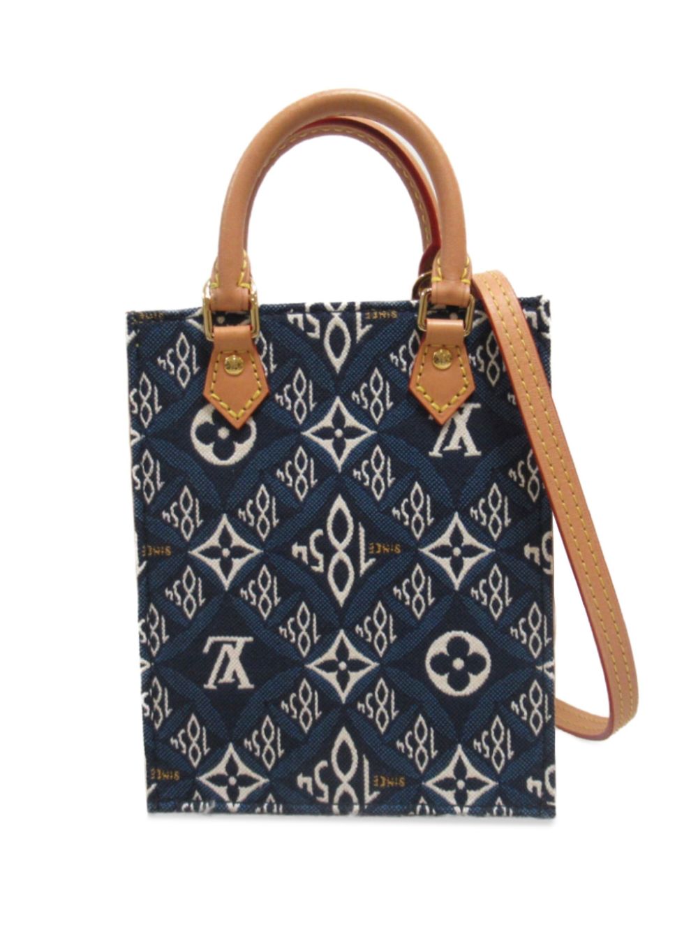 Louis Vuitton Pre-Owned 2020 small Sac Plat tote bag - Blue von Louis Vuitton Pre-Owned