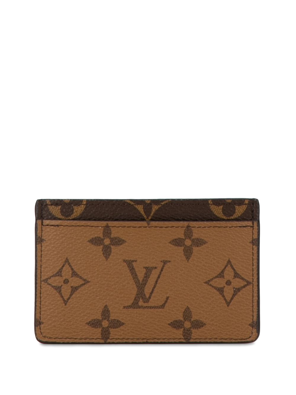 Louis Vuitton Pre-Owned 2021-2023 Monogram Reverse Case card holder - Brown von Louis Vuitton Pre-Owned