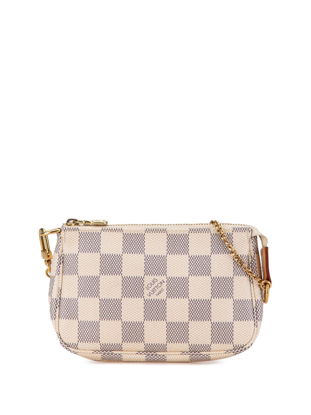 Louis Vuitton Pre-Owned 2021 Damier Azur Mini Pochette Accessoires handbag - White von Louis Vuitton Pre-Owned