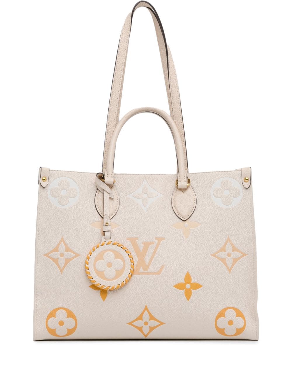 Louis Vuitton Pre-Owned 2021 Monogram Empreinte Giant By The Pool Onthego MM satchel - White von Louis Vuitton Pre-Owned