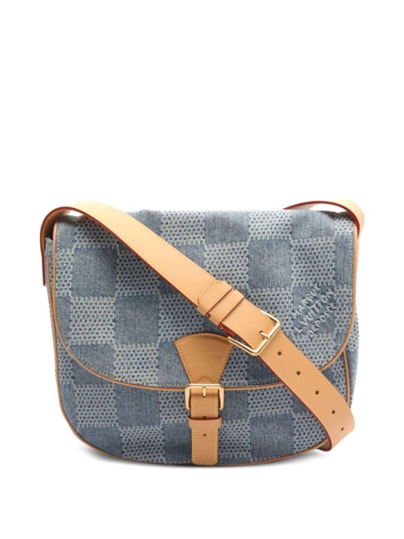 Louis Vuitton Pre-Owned 2021 Montsouris MM shoulder bag - Blue von Louis Vuitton Pre-Owned