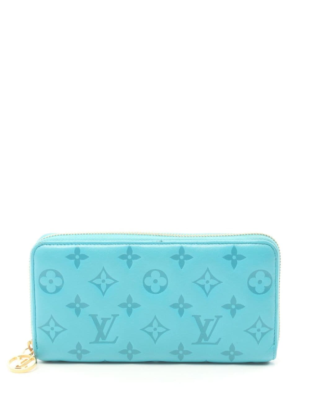 Louis Vuitton Pre-Owned 2021 Zippy leather wallet - Blue von Louis Vuitton Pre-Owned