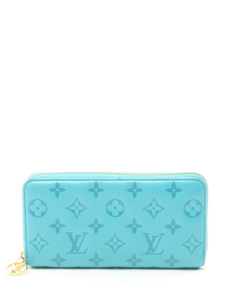 Louis Vuitton Pre-Owned 2021 Zippy leather wallet - Blue von Louis Vuitton Pre-Owned