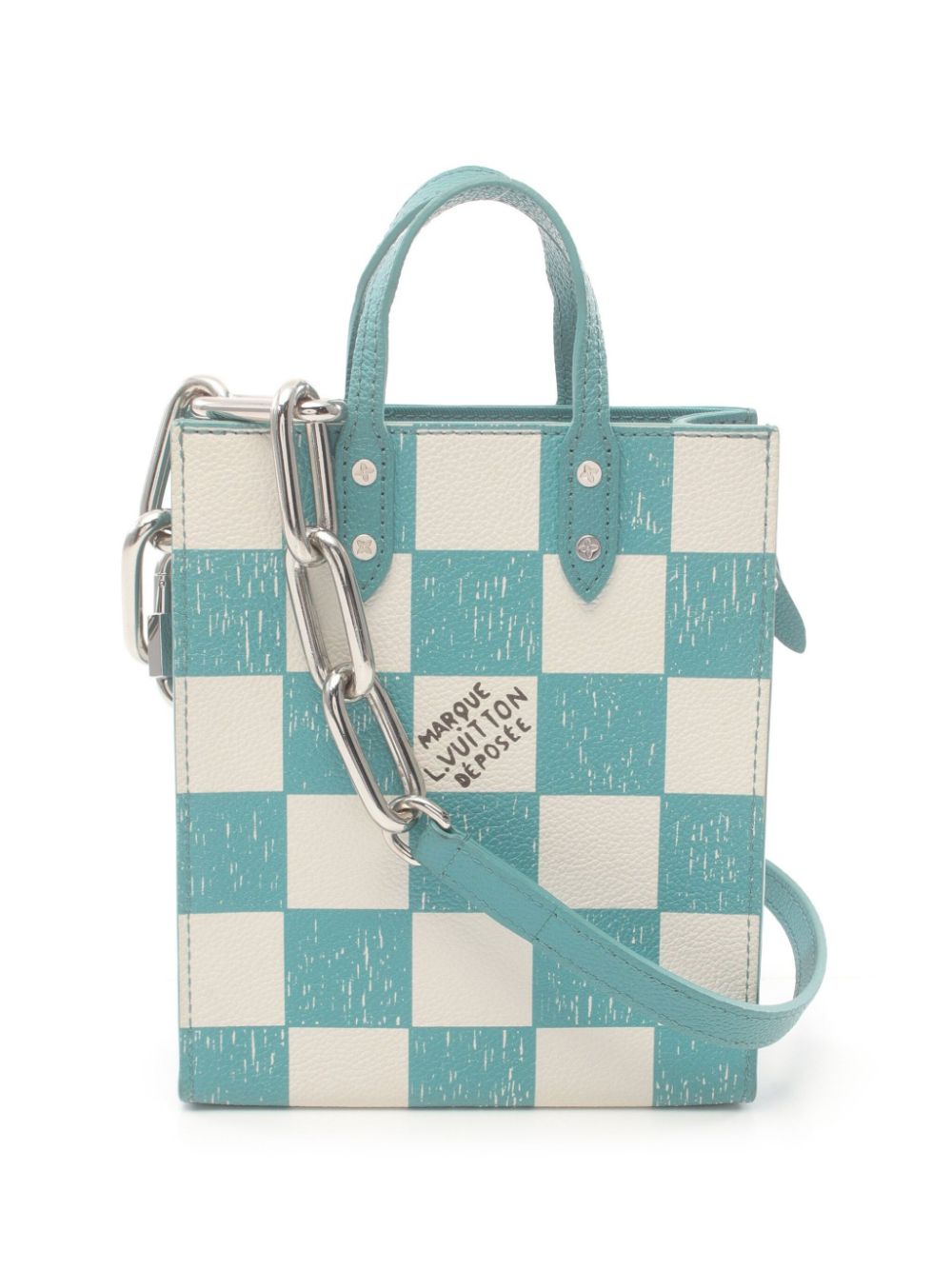 Louis Vuitton Pre-Owned 2021 mini Sac Plat two-way handbag - Blue von Louis Vuitton Pre-Owned