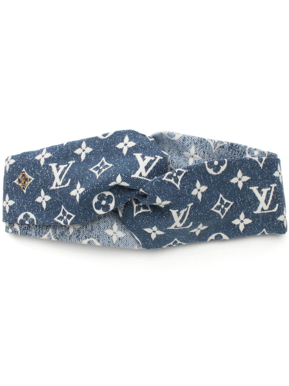 Louis Vuitton Pre-Owned 2021 monogram headband - Blue von Louis Vuitton Pre-Owned