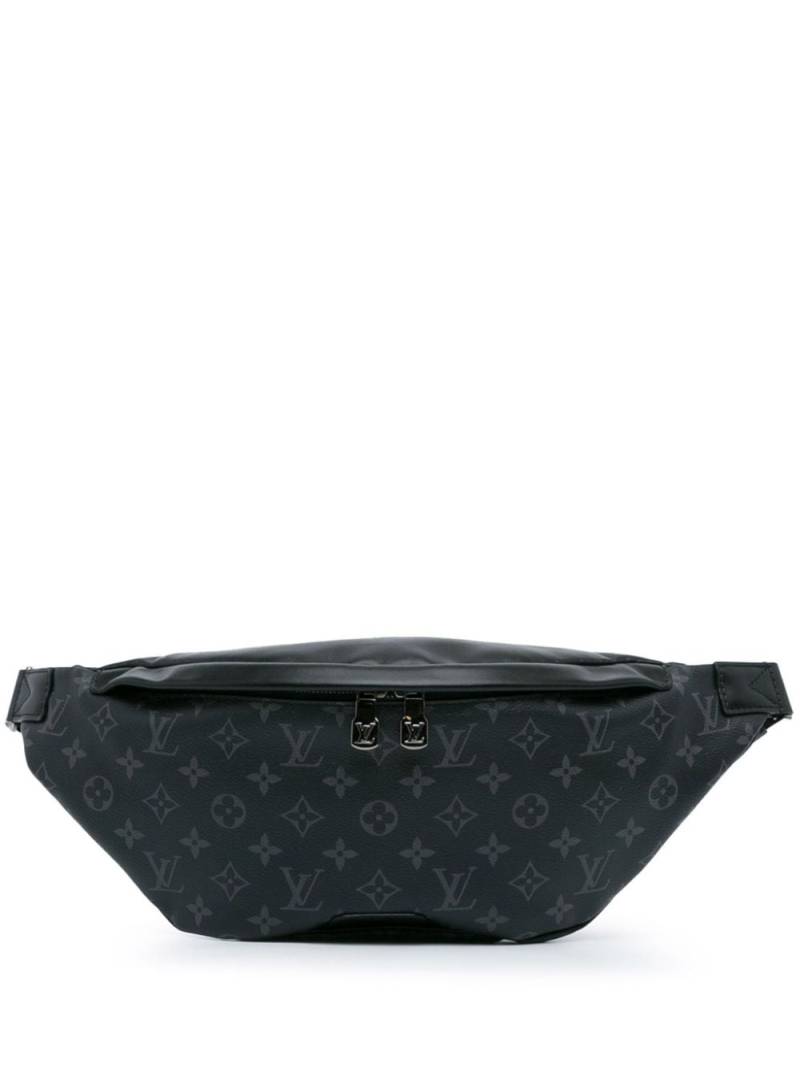 Louis Vuitton Pre-Owned 2021-present Monogram Eclipse Discovery Bum belt bag - Black von Louis Vuitton Pre-Owned