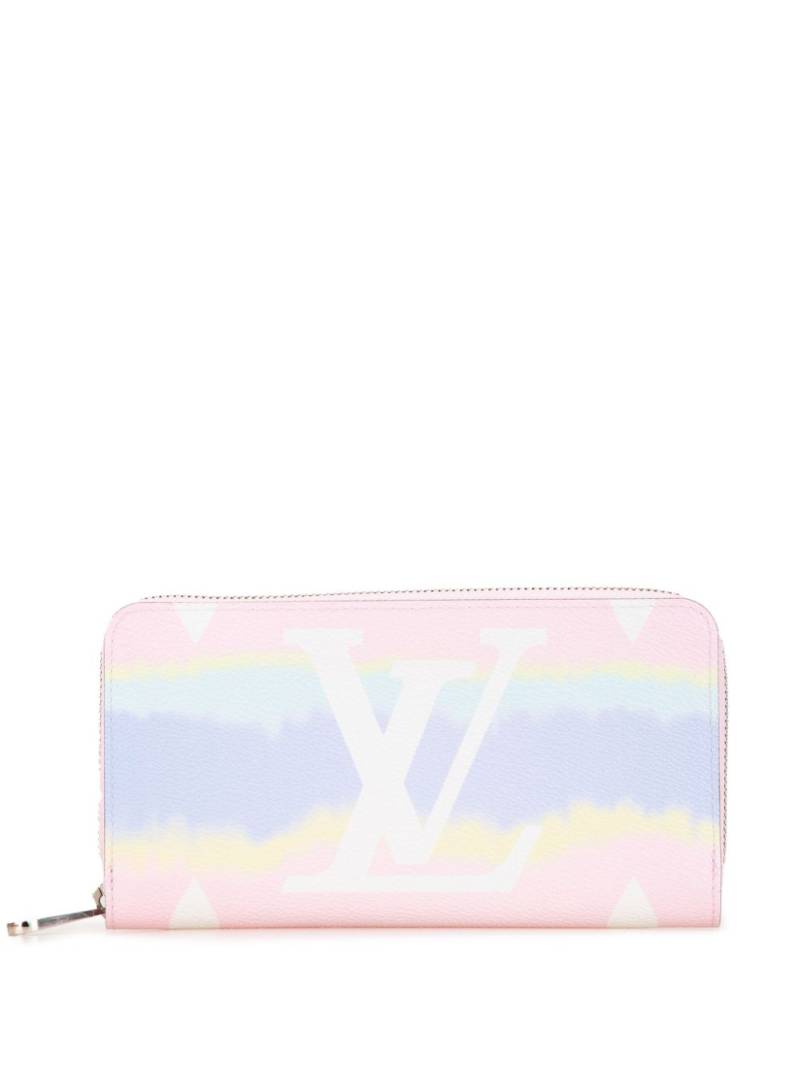 Louis Vuitton Pre-Owned 2021-present Monogram Escale Zippy Wallet long wallets - Pink von Louis Vuitton Pre-Owned