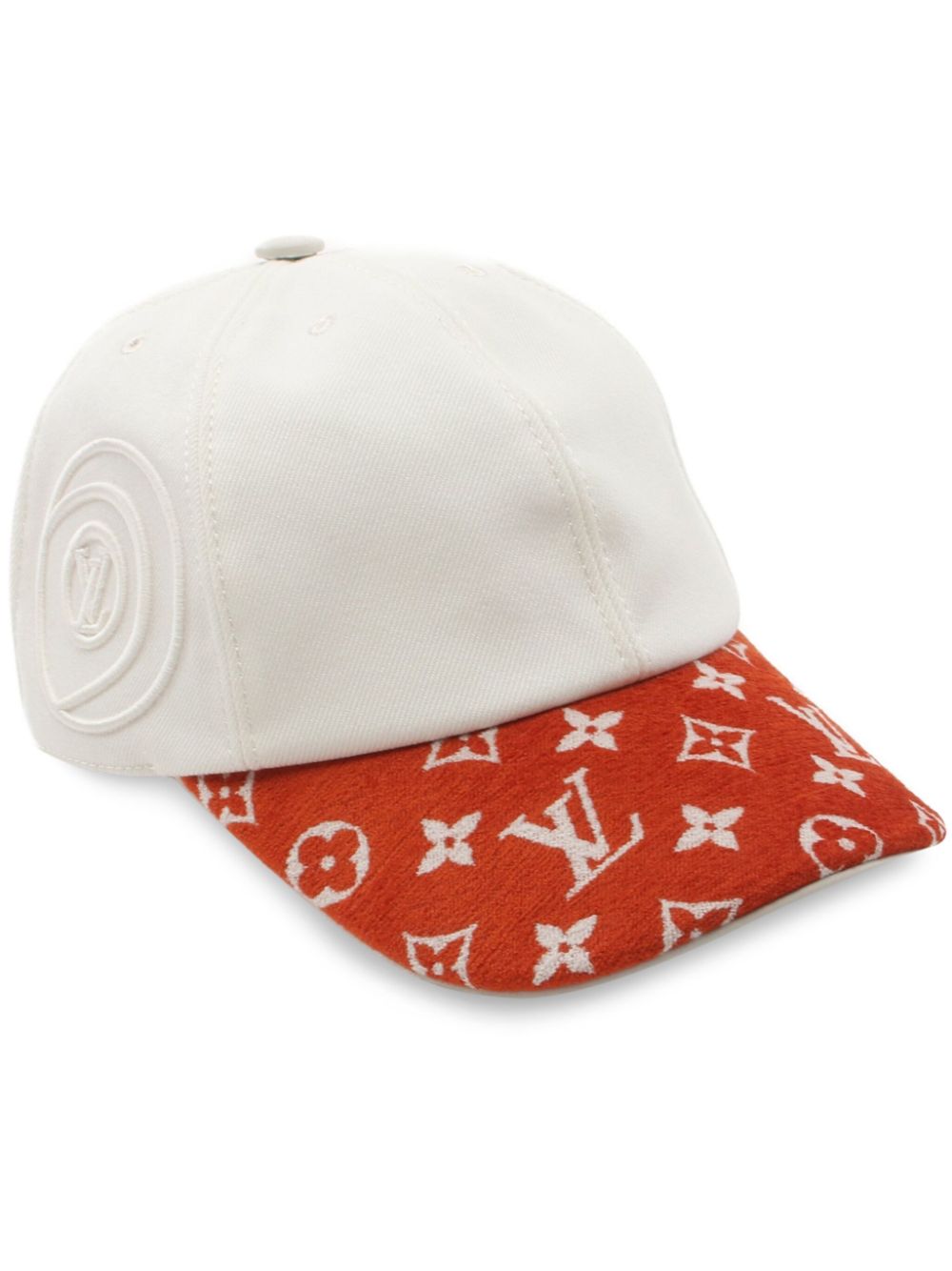 Louis Vuitton Pre-Owned 2022 LV Match baseball cap - White von Louis Vuitton Pre-Owned