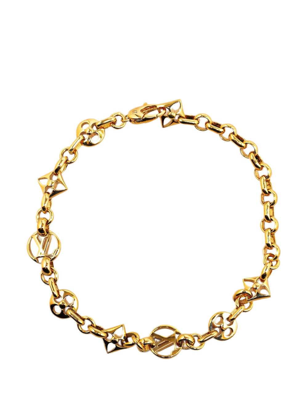 Louis Vuitton Pre-Owned 21th Century Monogram Crazy In Lock costume bracelet - Gold von Louis Vuitton Pre-Owned