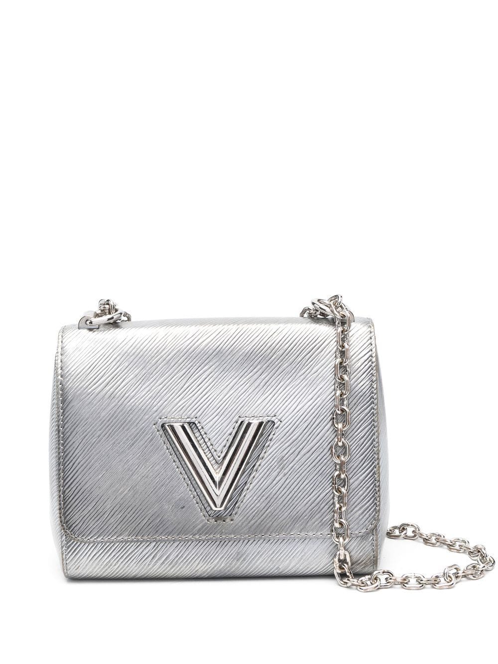 Louis Vuitton Pre-Owned pre-owned Épi Twist crossbody bag - Silver von Louis Vuitton Pre-Owned