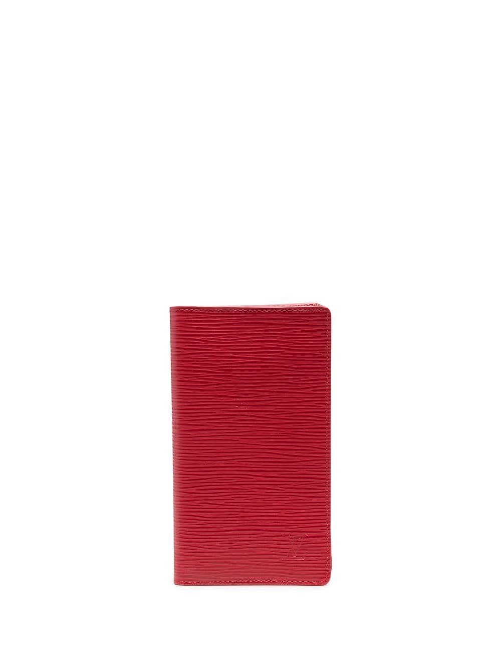 Louis Vuitton Pre-Owned pre-owned vertical bi-fold wallet - Red von Louis Vuitton Pre-Owned