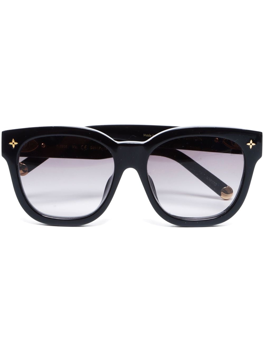 Louis Vuitton Pre-Owned square-frame tinted sunglasses - Black von Louis Vuitton Pre-Owned