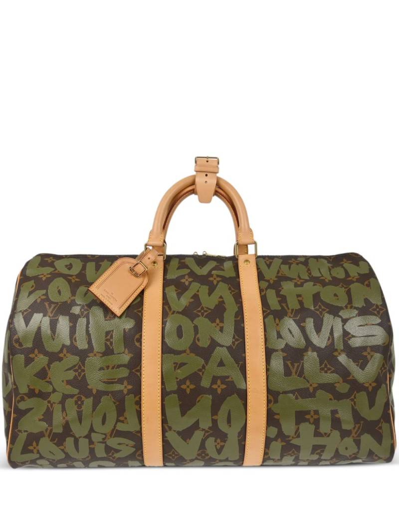 Louis Vuitton Pre-Owned x Stephen Sprouse 2001 Keepall 50 travel bag - Green von Louis Vuitton Pre-Owned