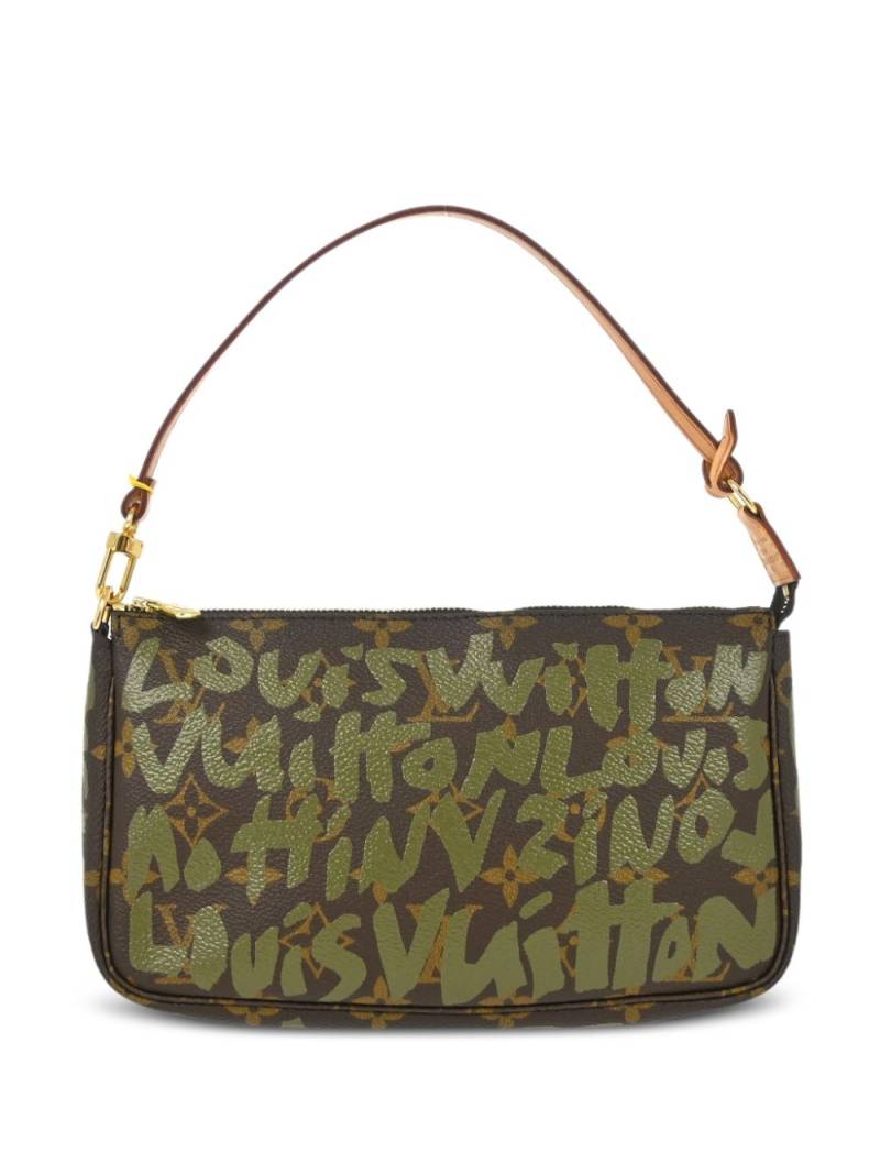 Louis Vuitton Pre-Owned x Stephen Sprouse 2001 Pochette Accessoires clutch bag - Green von Louis Vuitton Pre-Owned