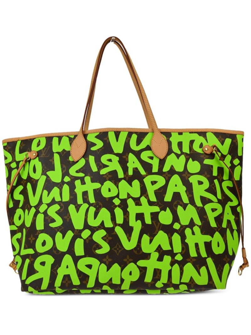 Louis Vuitton Pre-Owned x Stephen Sprouse 2009 Neverfull GM tote bag - Green von Louis Vuitton Pre-Owned