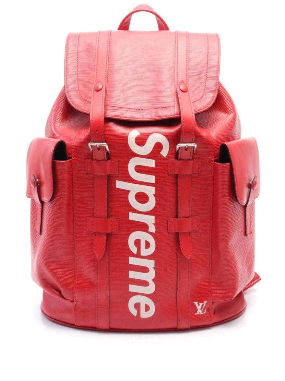 Louis Vuitton Pre-Owned x Supreme 2017 Christopher PM backpack - Red von Louis Vuitton Pre-Owned