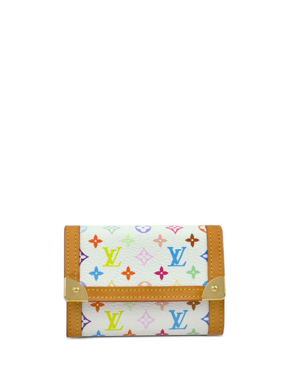 Louis Vuitton Pre-Owned x Takashi Murakami 2000 Porte Monnaie Plat wallet - White von Louis Vuitton Pre-Owned