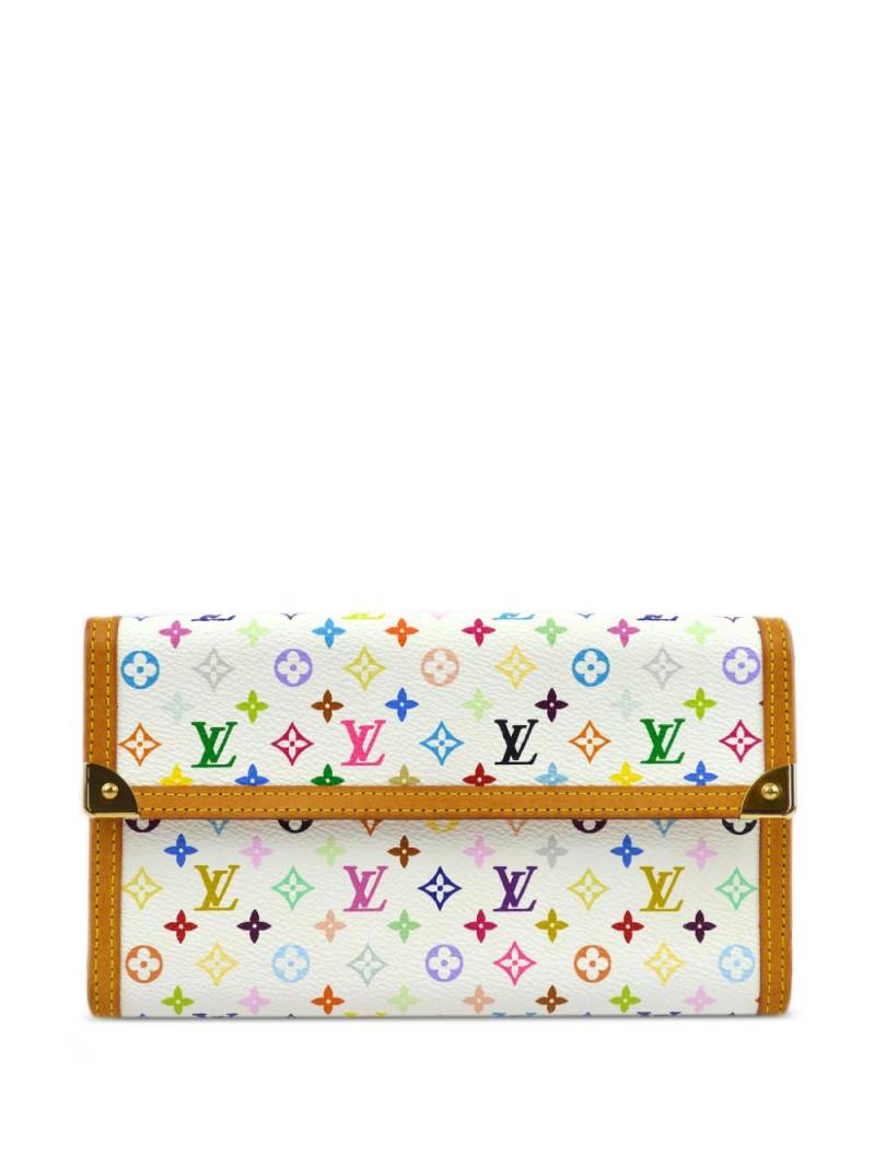 Louis Vuitton Pre-Owned x Takashi Murakami 2003 Porte Tresor wallet - White von Louis Vuitton Pre-Owned