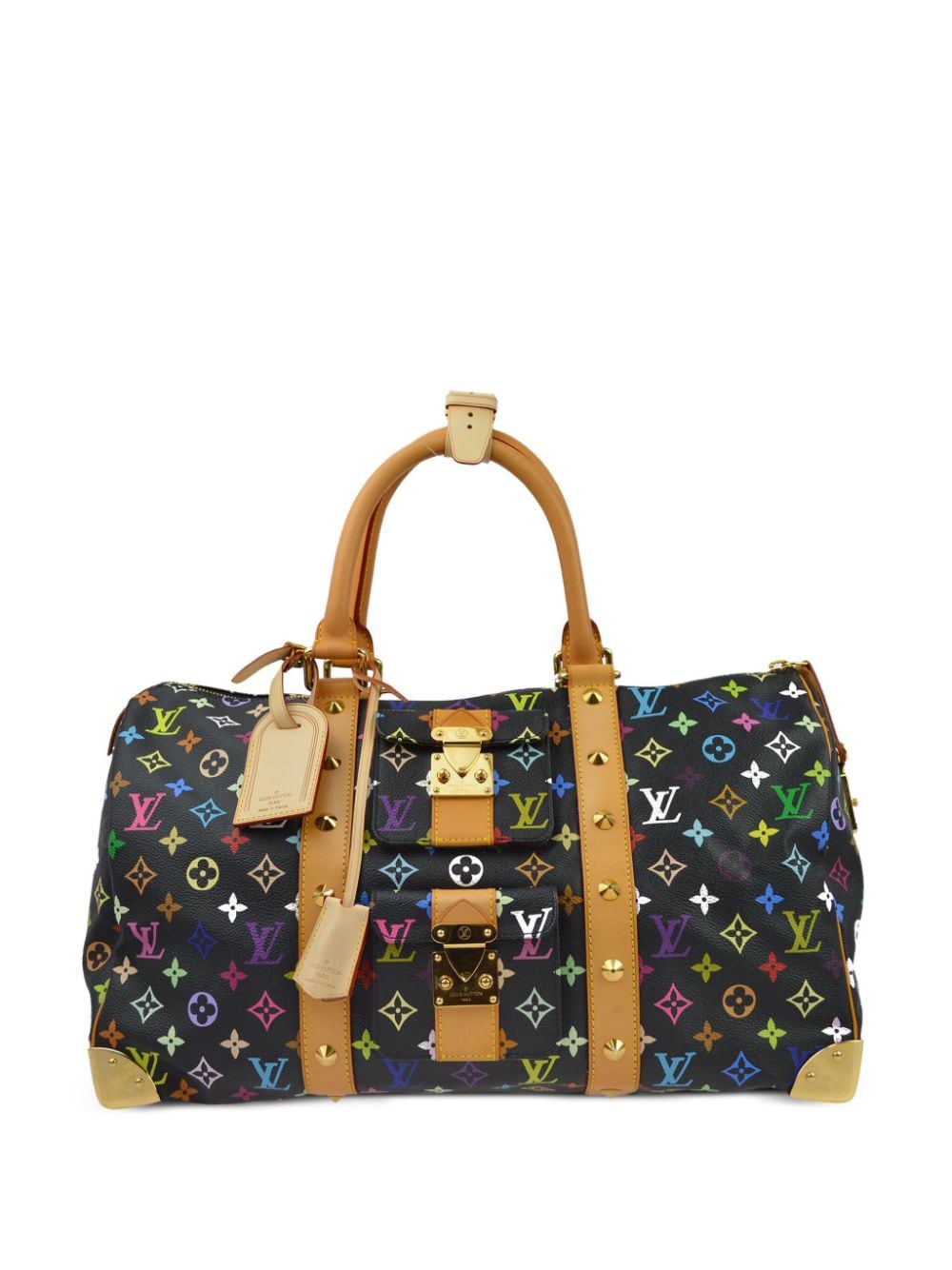 Louis Vuitton Pre-Owned x Takashi Murakami 2004 Keepall 45 travel bag - Black von Louis Vuitton Pre-Owned