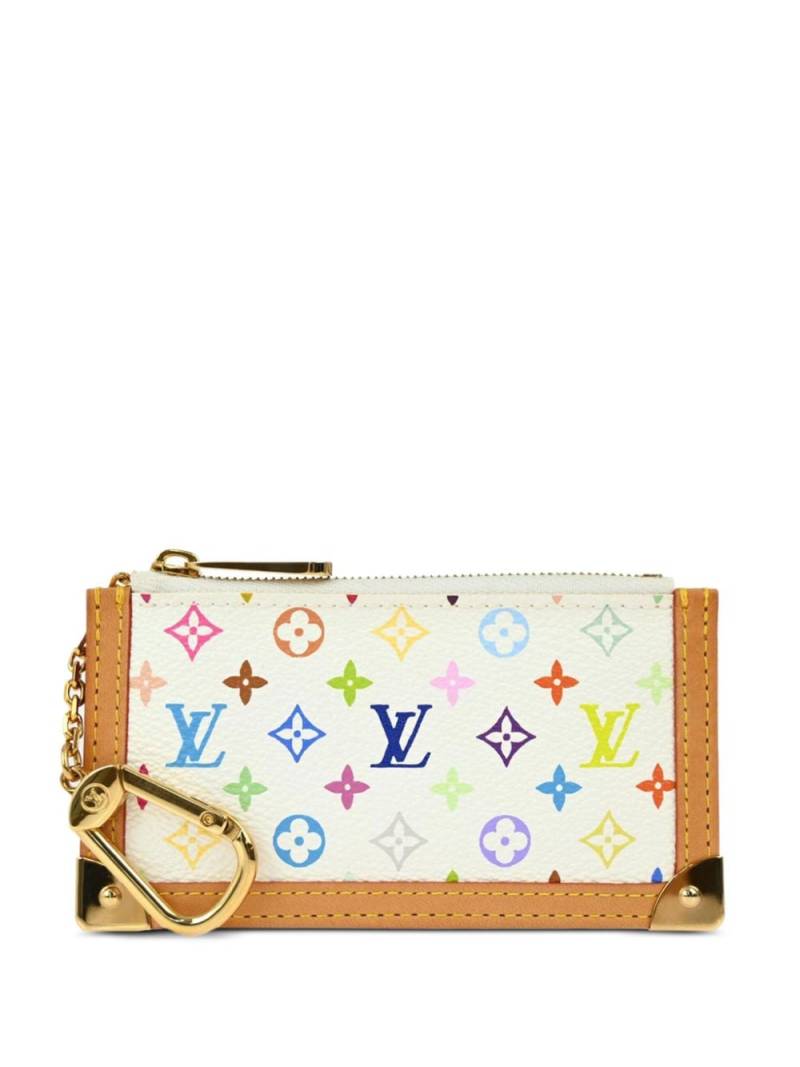 Louis Vuitton Pre-Owned x Takashi Murakami 2004 Monogram Multicolor Pochette wallet - White von Louis Vuitton Pre-Owned