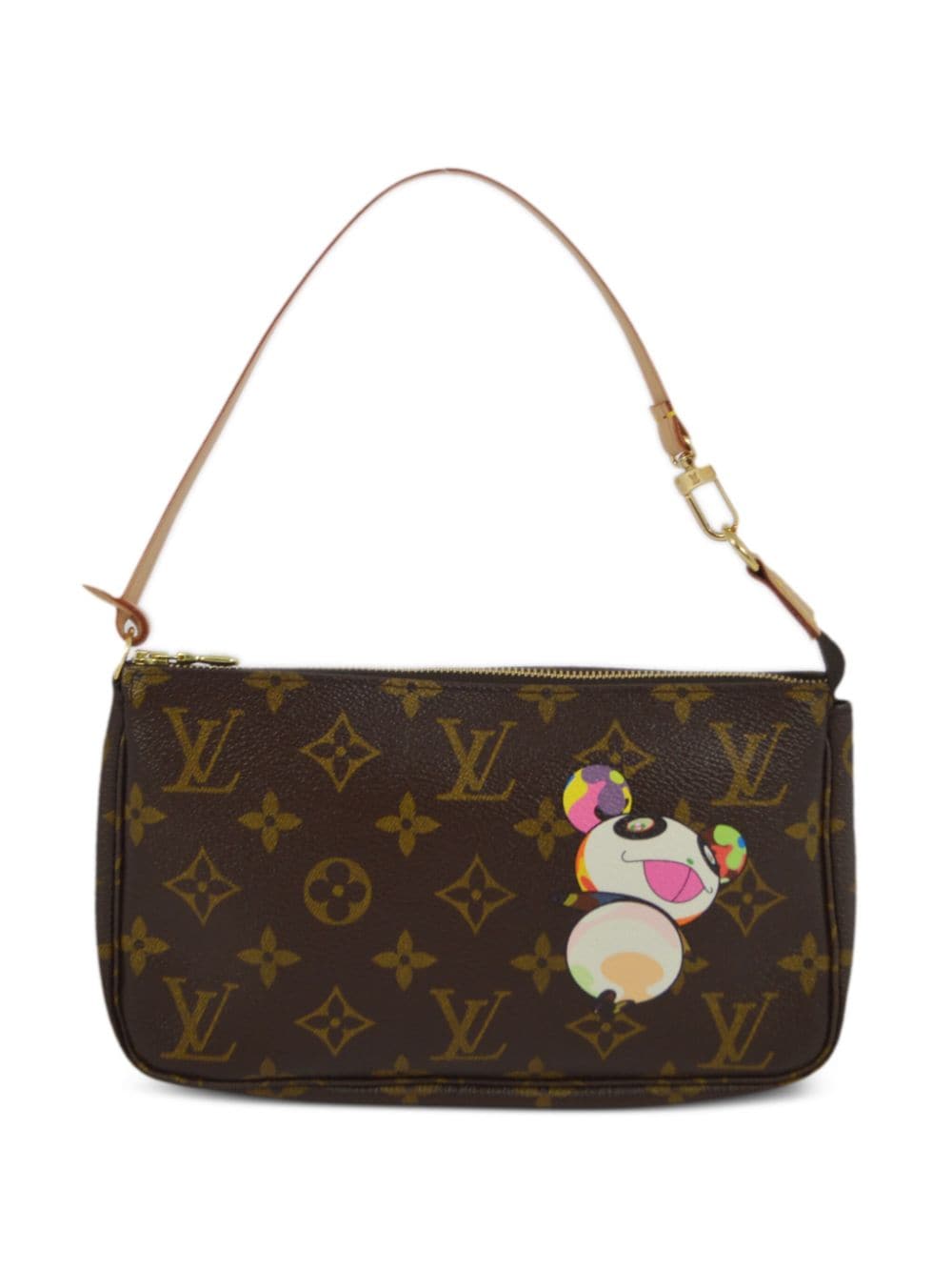 Louis Vuitton Pre-Owned x Takashi Murakami 2004 Pochette Accessoires clutch bag - Brown von Louis Vuitton Pre-Owned