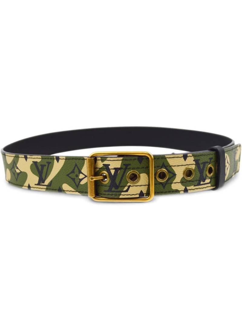 Louis Vuitton Pre-Owned x Takashi Murakami 2008 Ceinture belt - Green von Louis Vuitton Pre-Owned