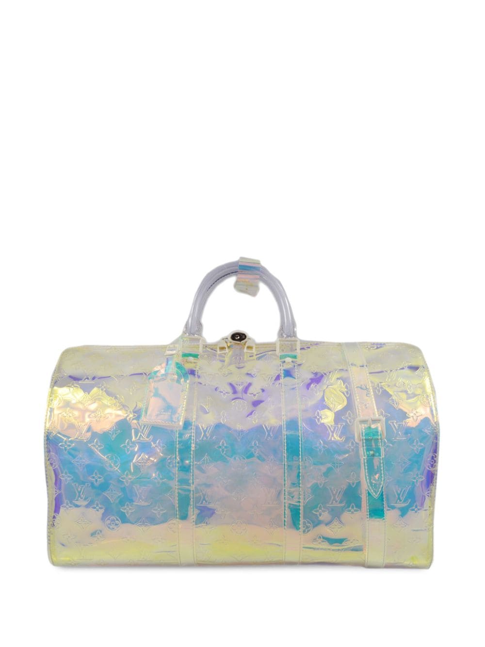 Louis Vuitton Pre-Owned x Virgil Abloh 2019 Prism Keepall Bandouliere 50 two-way travel bag - Silver von Louis Vuitton Pre-Owned