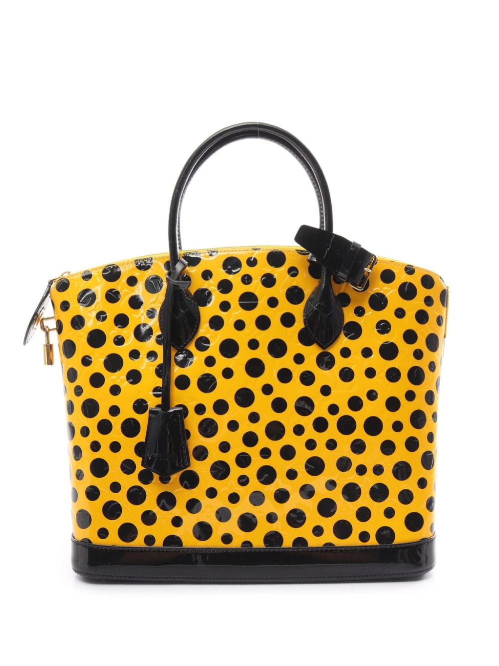 Louis Vuitton Pre-Owned x Yayoi Kusama 2012 Lockit MM handbag - Yellow von Louis Vuitton Pre-Owned