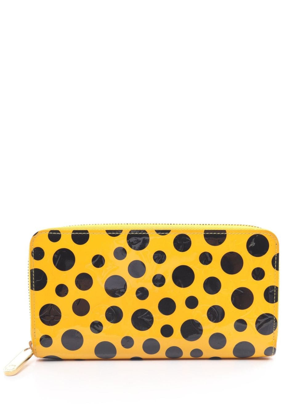 Louis Vuitton Pre-Owned x Yayoi Kusama 2012 Zippy long wallet - Yellow von Louis Vuitton Pre-Owned