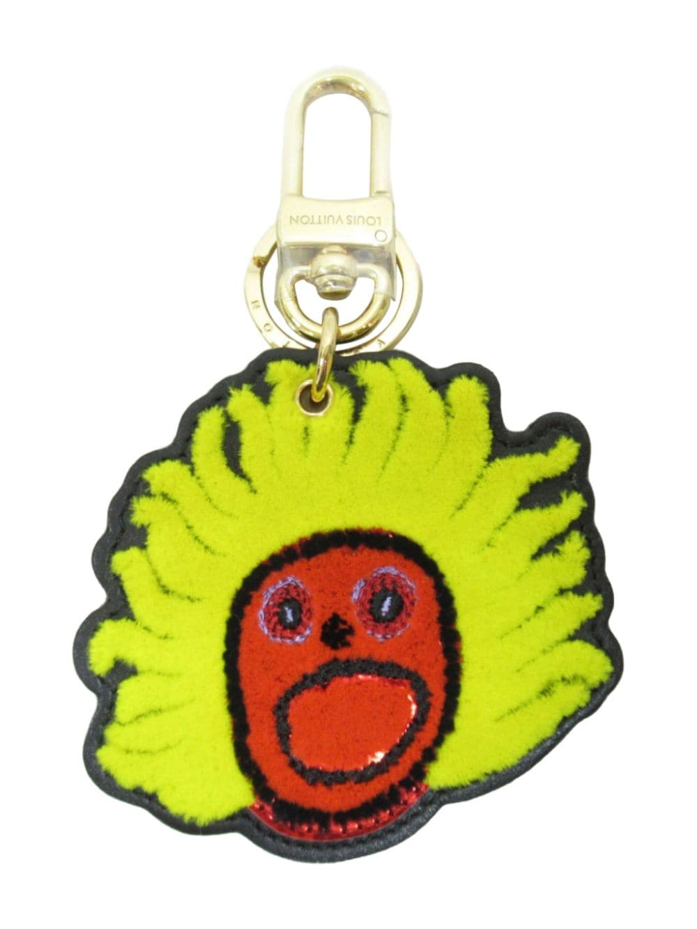 Louis Vuitton Pre-Owned x Yayoi Kusama 2023 Face keyring - Yellow von Louis Vuitton Pre-Owned