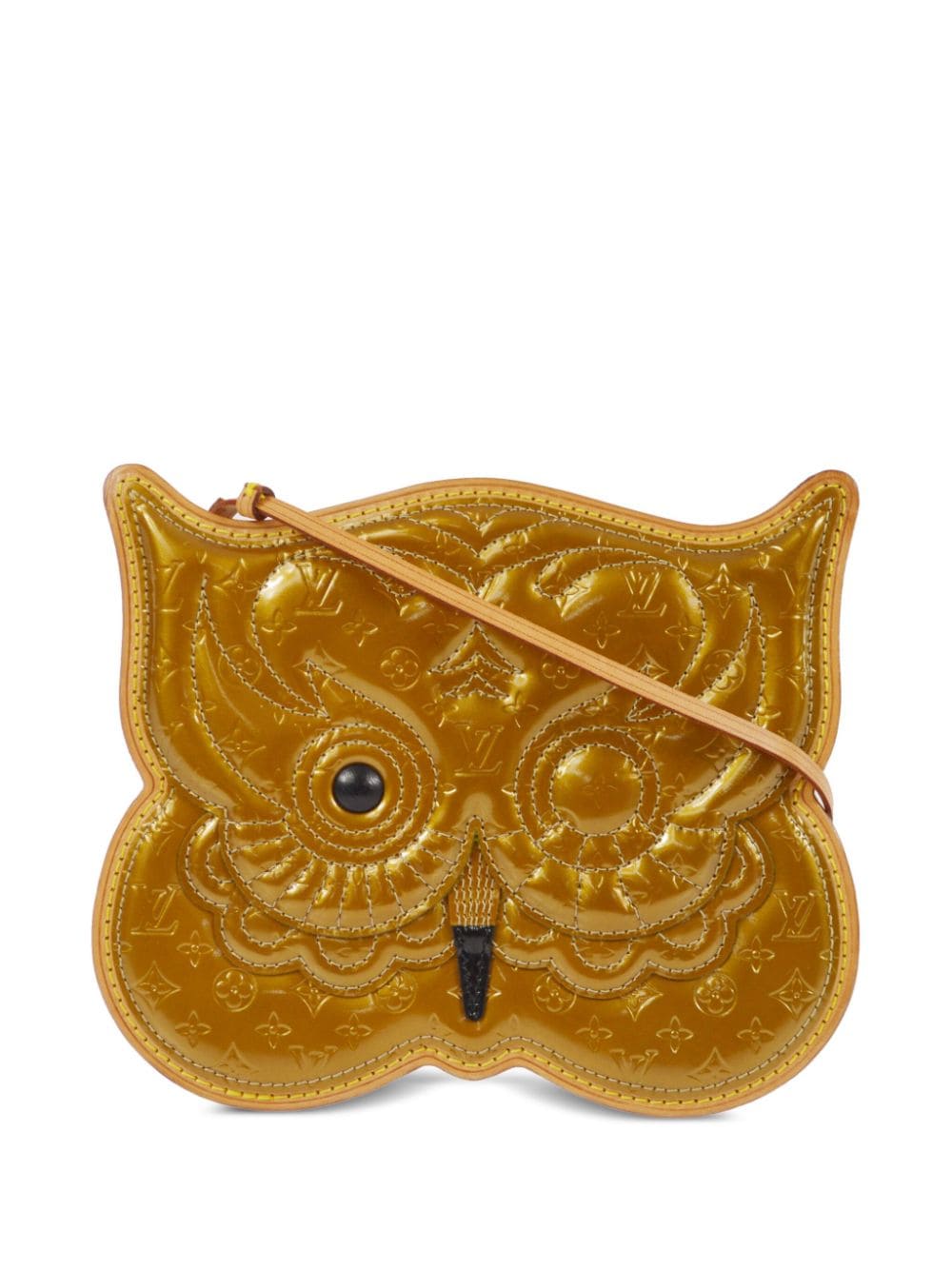 Louis Vuitton Pre-Owned 2002 Pochette Conte de Fées Owl mini bag - Gold von Louis Vuitton Pre-Owned