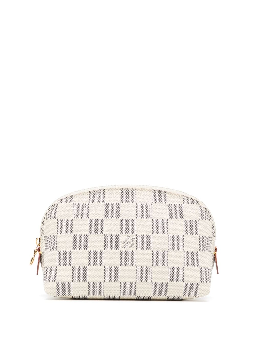 Louis Vuitton Pre-Owned 2011 Damier Azur zipped cosmetic pouch - White von Louis Vuitton Pre-Owned