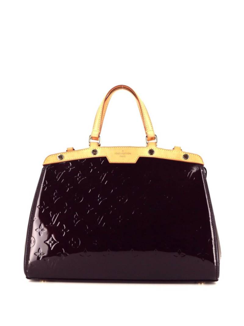 Louis Vuitton Pre-Owned Brea patent two-way bag - Purple von Louis Vuitton Pre-Owned