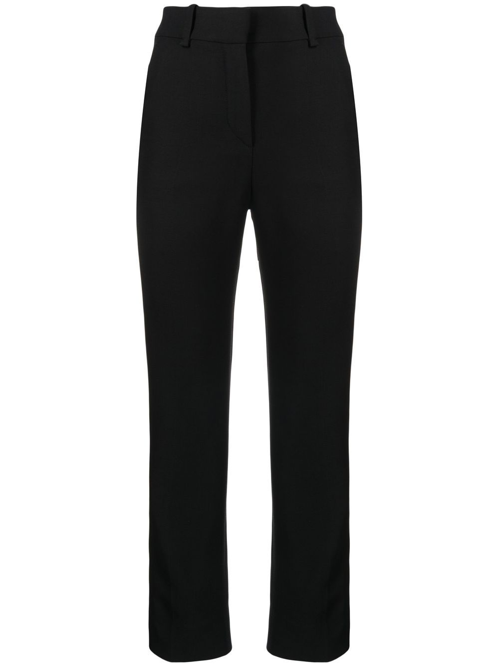 Louis Vuitton Pre-Owned high-waisted slim-fit trousers - Black von Louis Vuitton Pre-Owned