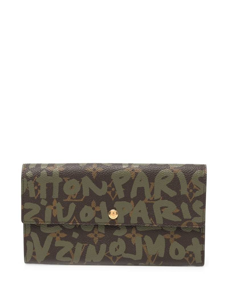 Louis Vuitton Pre-Owned x Stephen Sprouse 2001 limited edition continental wallet - Green von Louis Vuitton Pre-Owned