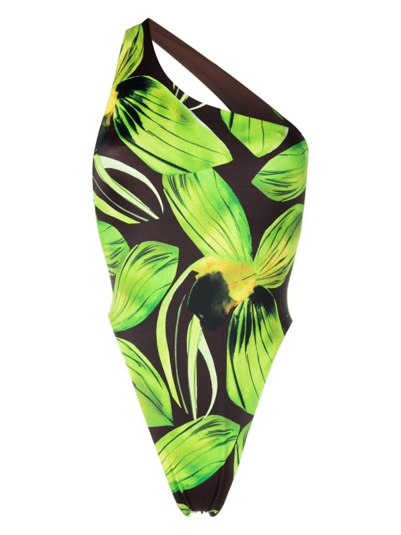 Louisa Ballou 0-0-0 floral-print swimsuit - Green von Louisa Ballou