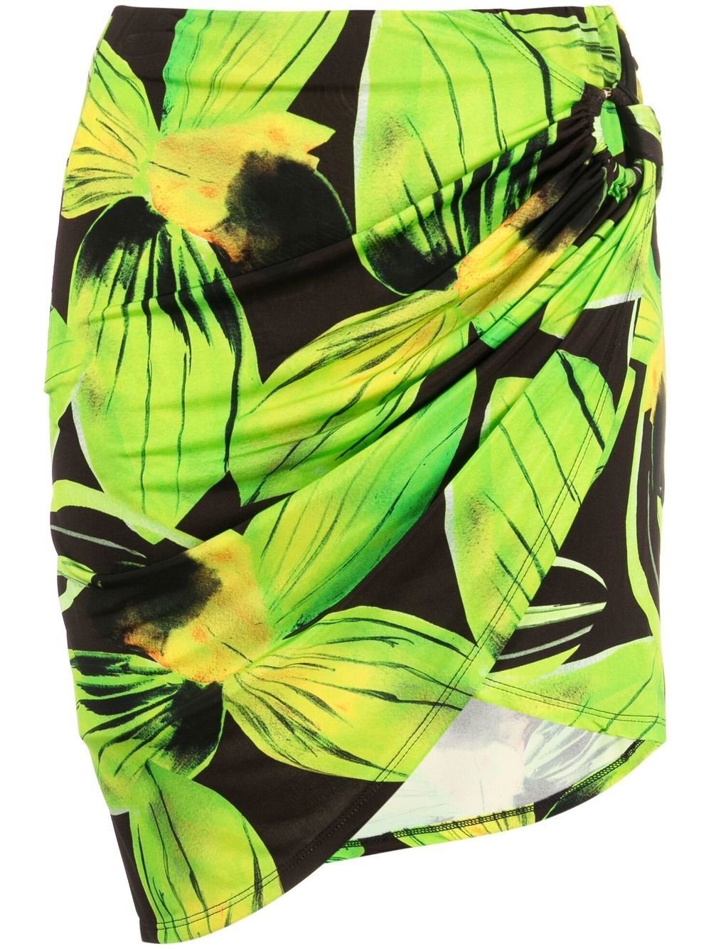 Louisa Ballou Coastline asymmetric miniskirt - Green von Louisa Ballou